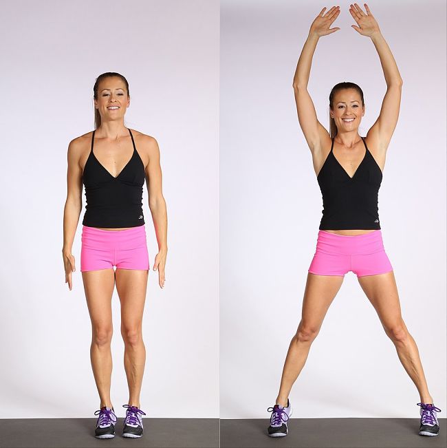 Jumping Jack Warm up and cardiovascular exercise